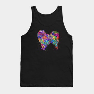 American eskimo dog watercolor Tank Top